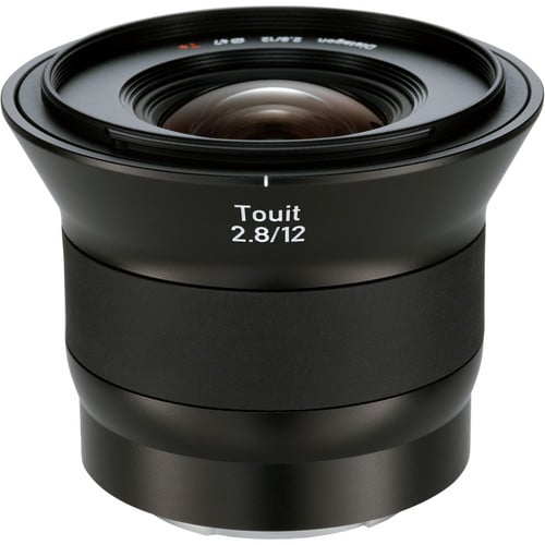 Zeiss Touit 12mm f/2.8 for Sony E. Ultra-wide APS-C prime with f/2.8 aperture, sharp detail, accurate colours, and lightweight, travel-ready design.