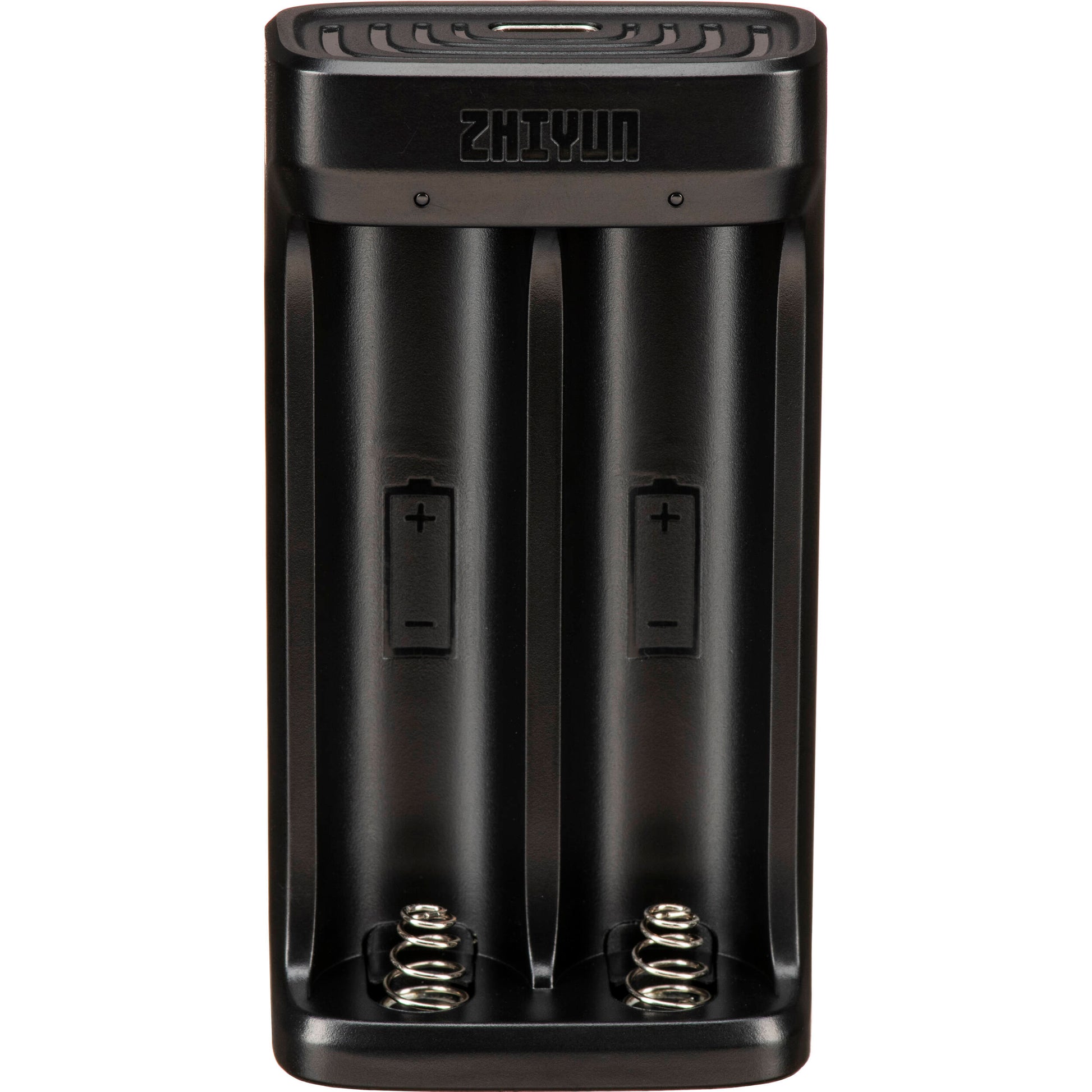 Zhiyun dual-slot charger for 2 x 18650 batteries.