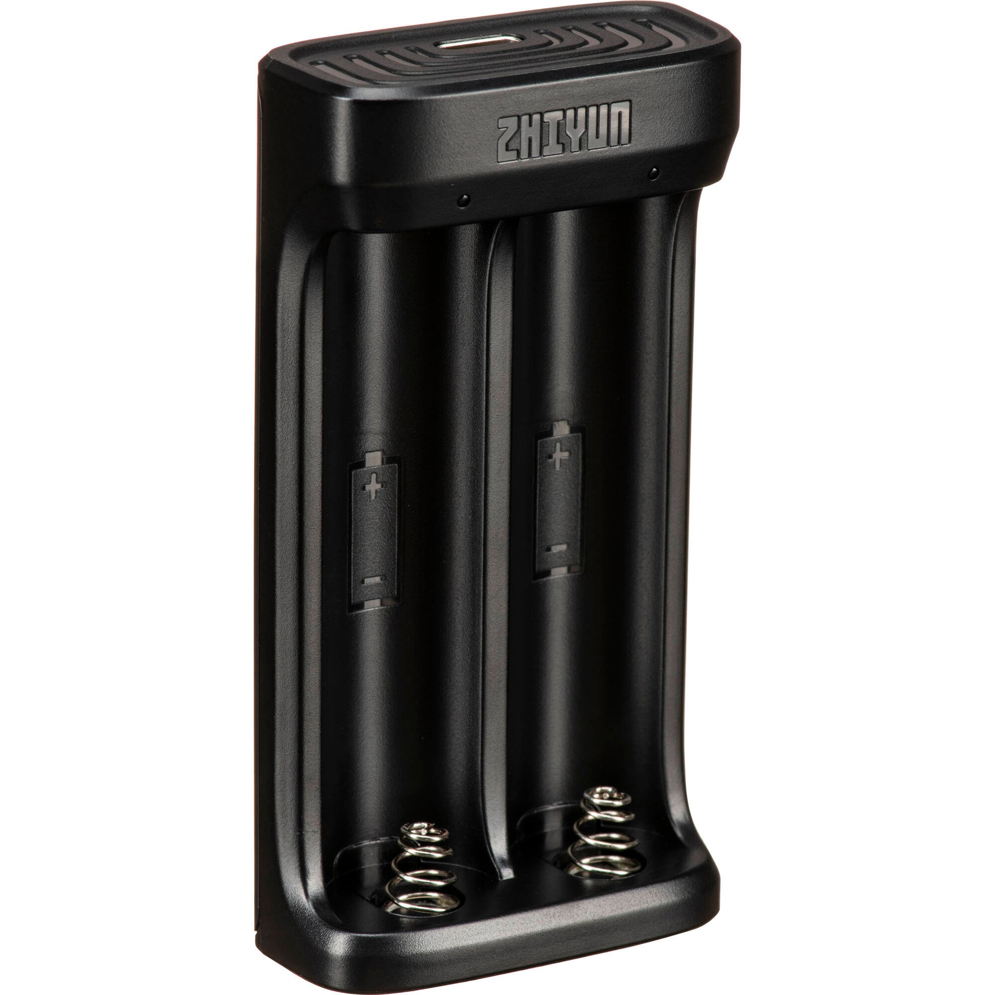 Zhiyun dual-slot charger for 2 x 18650 batteries.