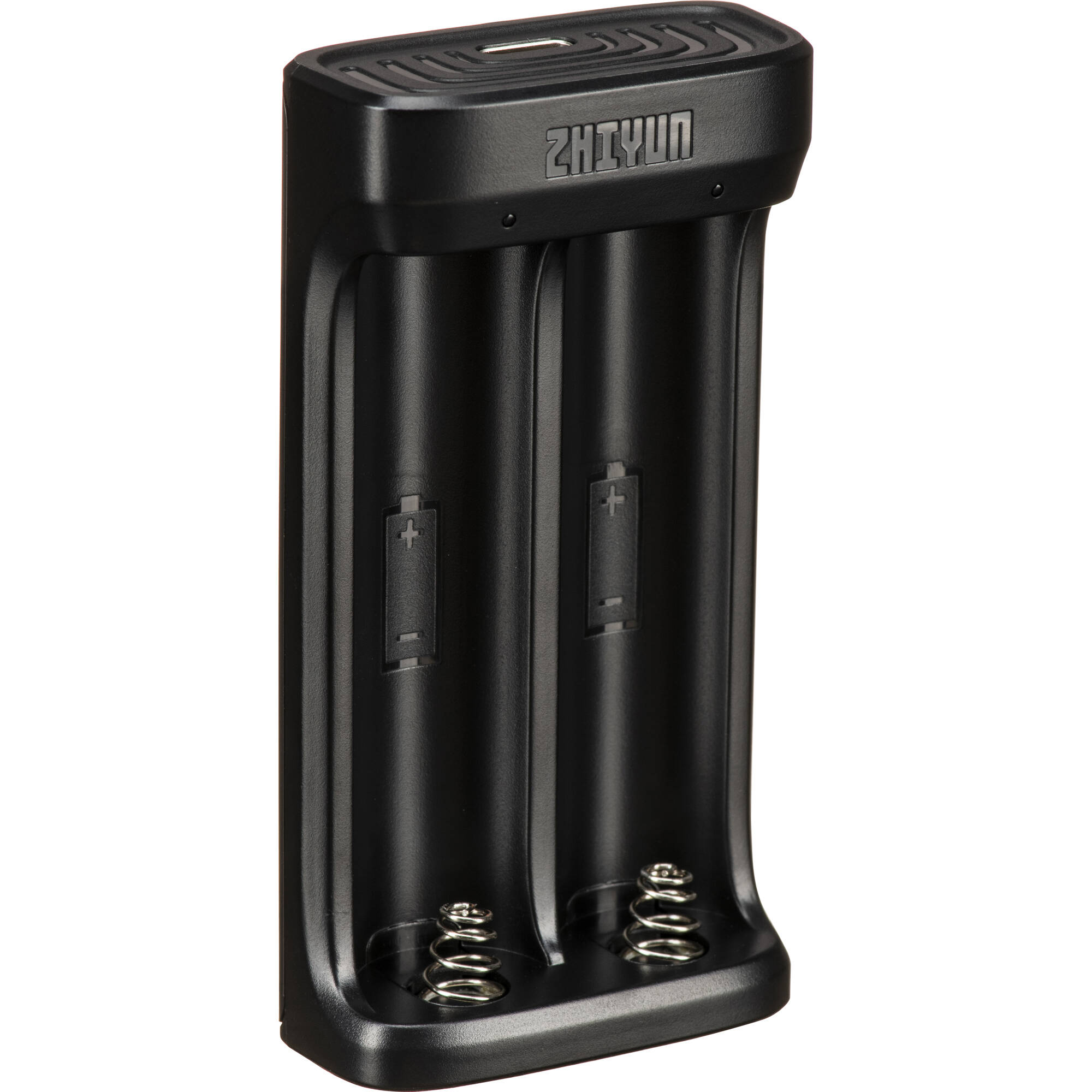 Zhiyun dual-slot charger for 2 x 18650 batteries.