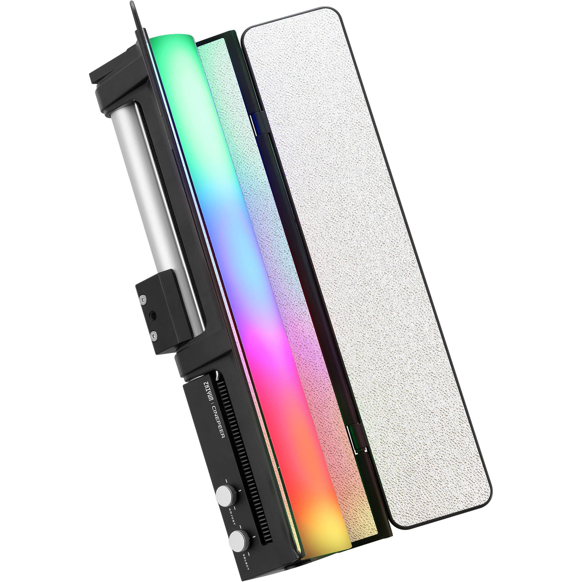 Zhiyun Cinepeer C100 RGBWW LED light with 36,000 colour options.