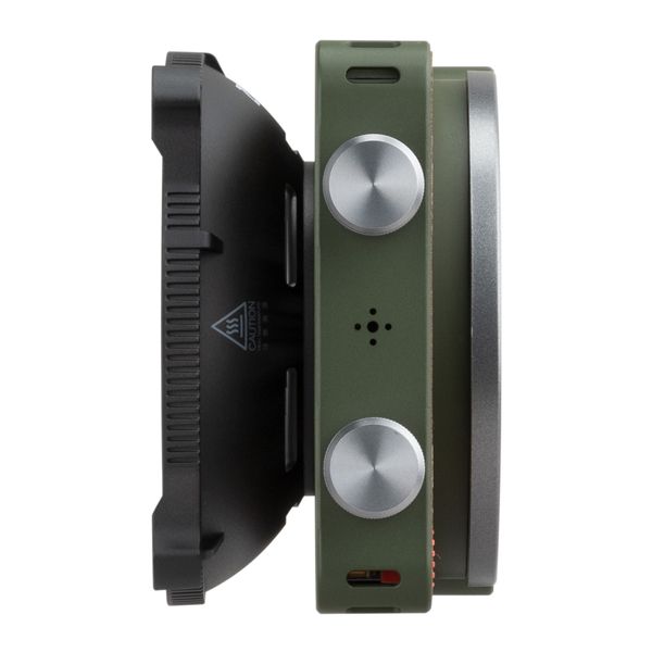 Zhiyun X100 RGB compact video light with full-colour output, vintage leather finish, and Mini Lens Reflector for bright, even lighting.