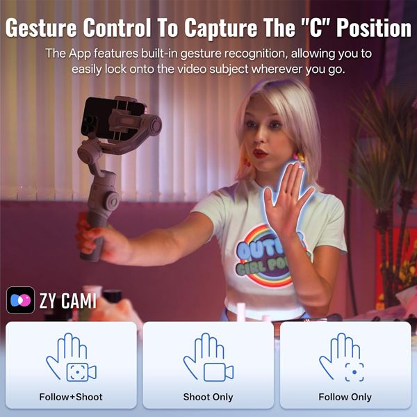 Cinepeer Smooth 5E gimbal with AI tracker.