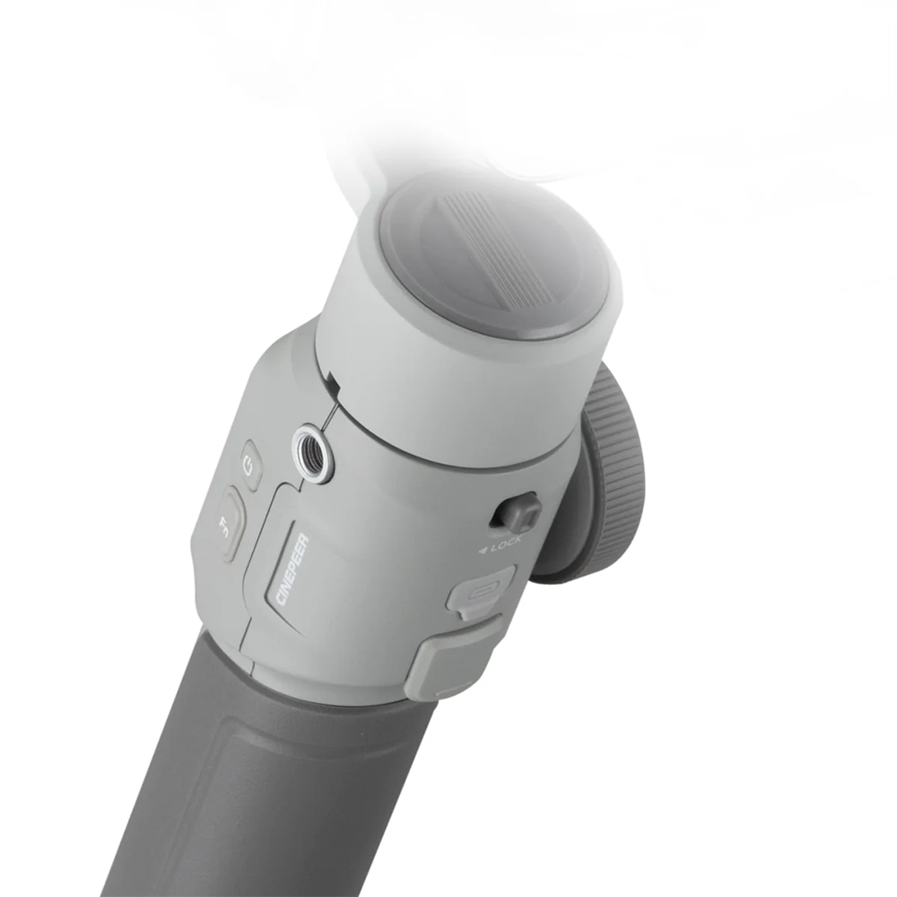 Cinepeer Smooth 5E smartphone gimbal with fill light