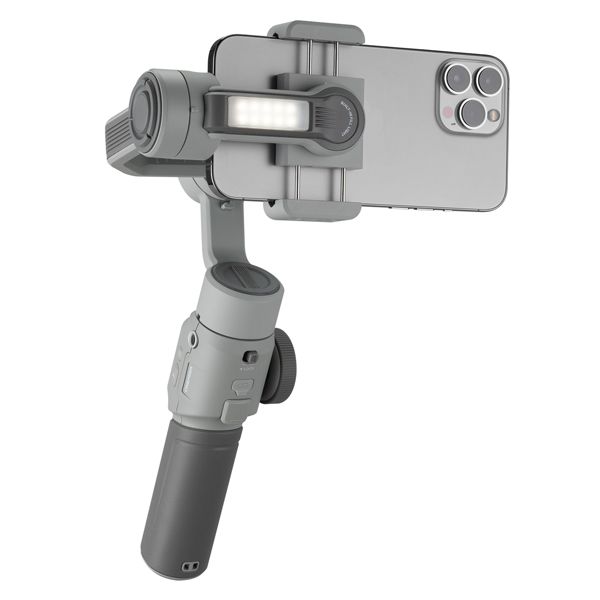 Cinepeer Smooth 5E smartphone gimbal with fill light