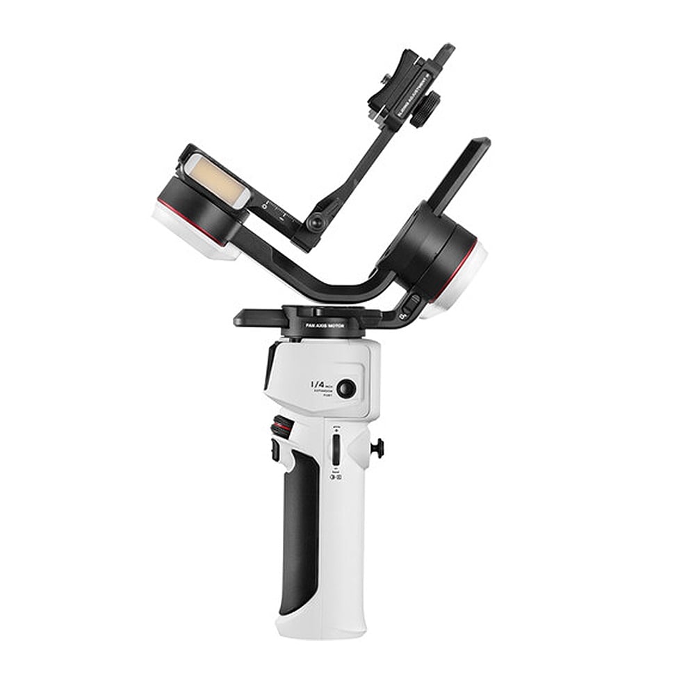 A lightweight handheld gimbal stabiliser, that features a quick-release system and is ideal for vlogging and effortlessly capturing stunning visuals. 