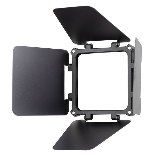 Zhiyun Mini 4-Leaf Barn Doors with magnetic attachment for precise light shaping and control.
