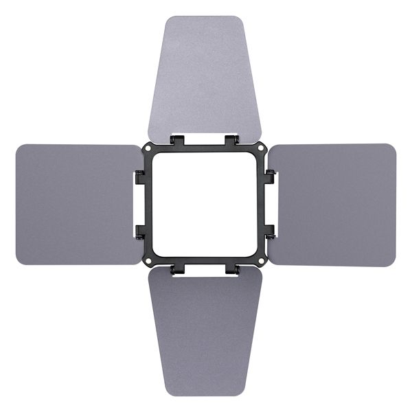 Zhiyun Mini 4-Leaf Barn Doors with magnetic attachment for precise light shaping and control.