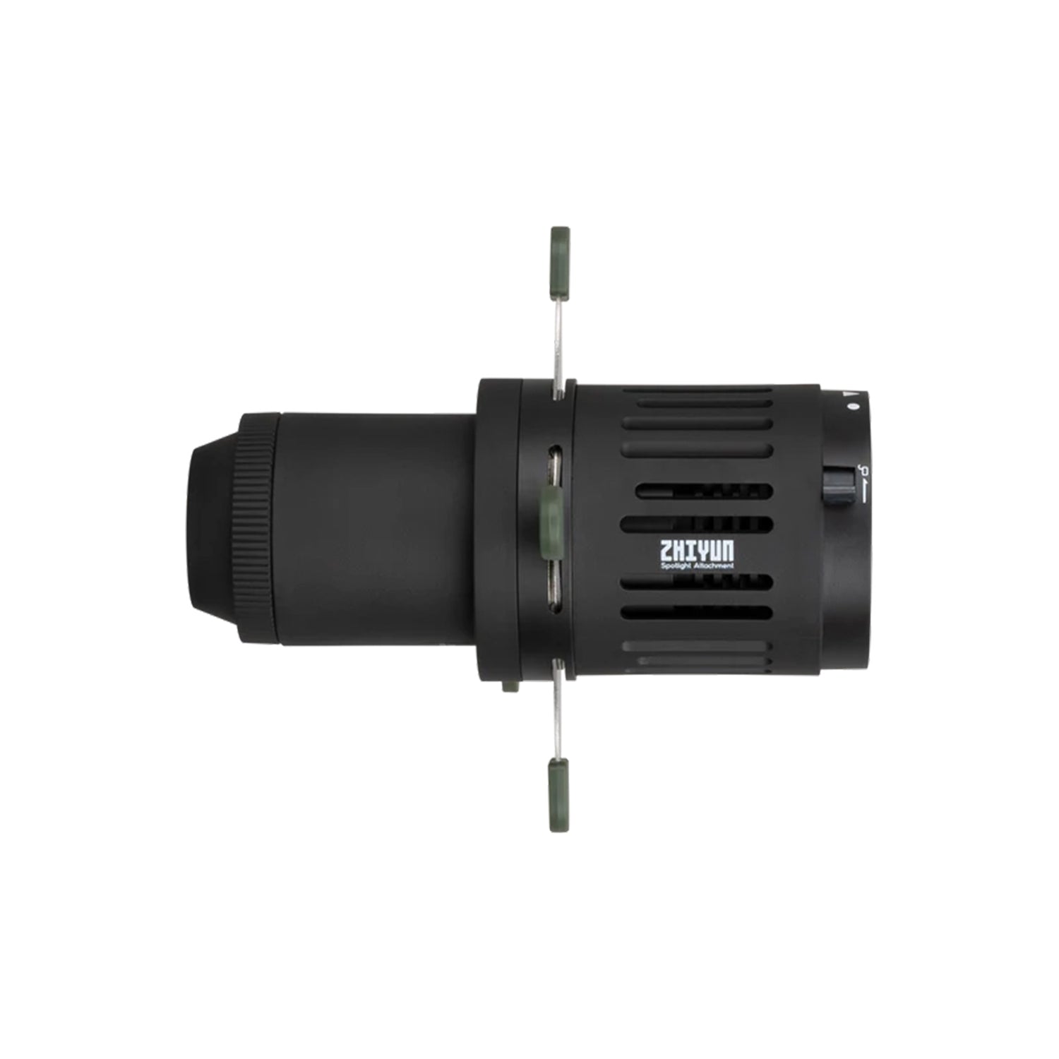 ZHIYUN Spotlight Attachment with adjustable focus and creative gobo projection for professional lighting effects.