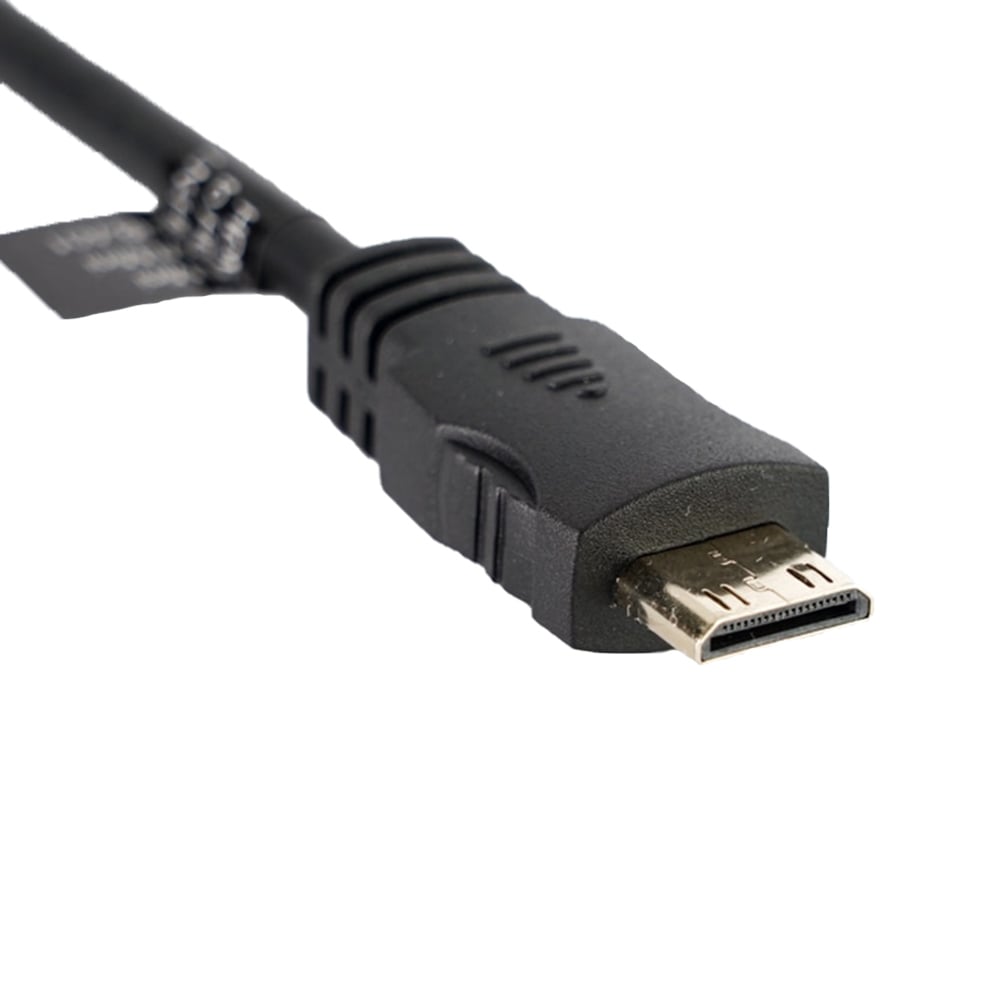 Zhiyun Mini-to-Mini HDMI Cable, 16 cm, male-to-male, shown coiled, with Mini HDMI connectors on both ends, cable length printed, against a neutral background.