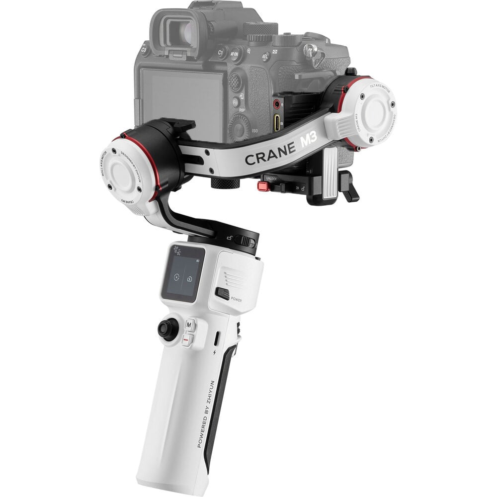This gimbal stabiliser allows you to freely manoeuvre your camera for longer periods of time, and it's perfect for travelling.