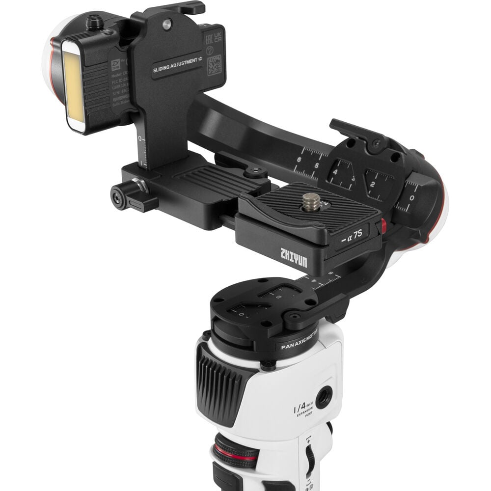 This gimbal stabiliser allows you to freely manoeuvre your camera for longer periods of time, and it's perfect for travelling.