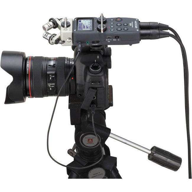 The Zoom H5 Portable Digital Audio Recorder is a versatile, portable recorder with six interchangeable mic capsules that swap out as easy as camera lenses.